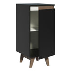 Gabinete Bajo 35 cm 1 Puerta Negro Reims Madesa