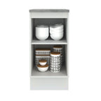 Gabinete Bajo 40 cm 1 Puerta Blanco/Gris Agata Madesa