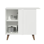 Gabinete Bajo Esquinero 90 cm 1 Puerta Blanco Reims Madesa