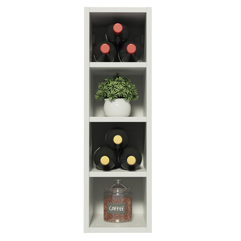 Alacena Porta Botellas 100% MDF 4 Nichos Blanco Acordes Madesa