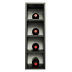 Gabinete Superior Botellero 20 cm Negro Glamy, Lux, Agata, Stella y Reims Madesa