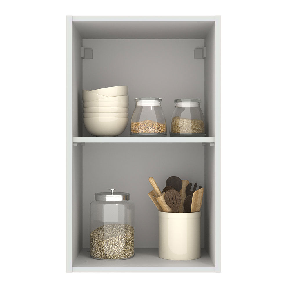 Gabinete Superior 40 cm 1 Puerta Blanco/Gris Agata Madesa