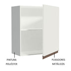 Gabinete Superior 60 cm 1 Puerta Blanco Reims Madesa