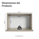 Gabinete Superior 1 Compartimento para Horno Crema