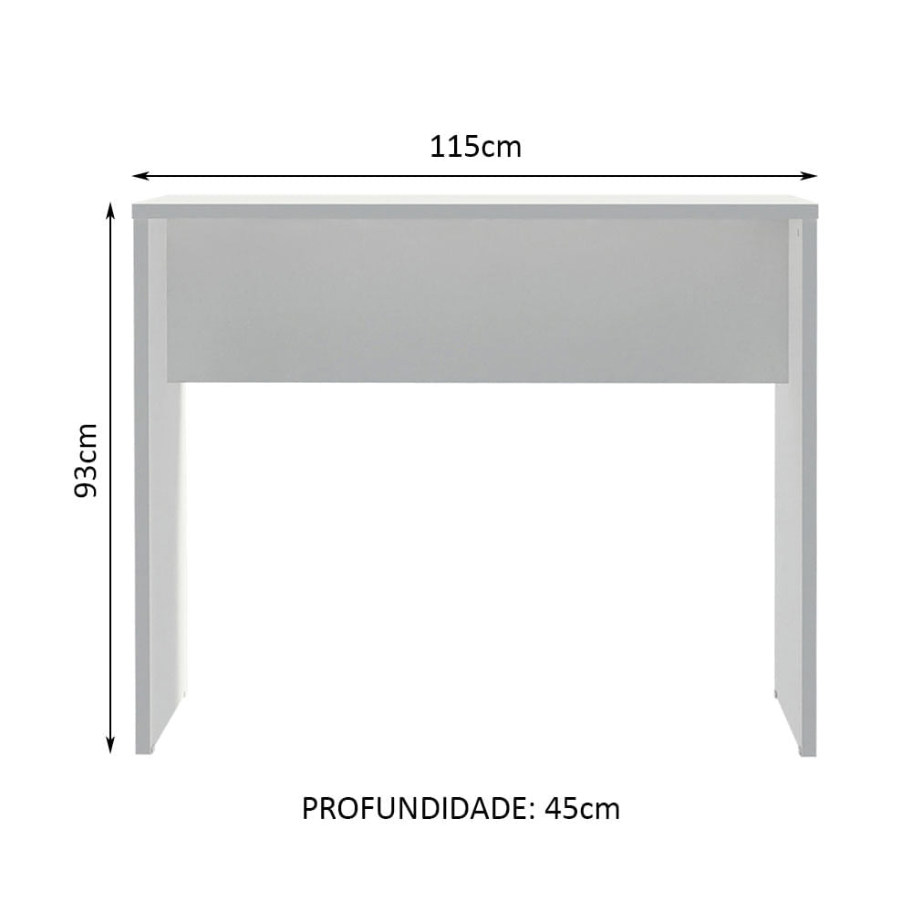 Barra de Cocina 115 cm Lux, Glamy y Agata Blanco