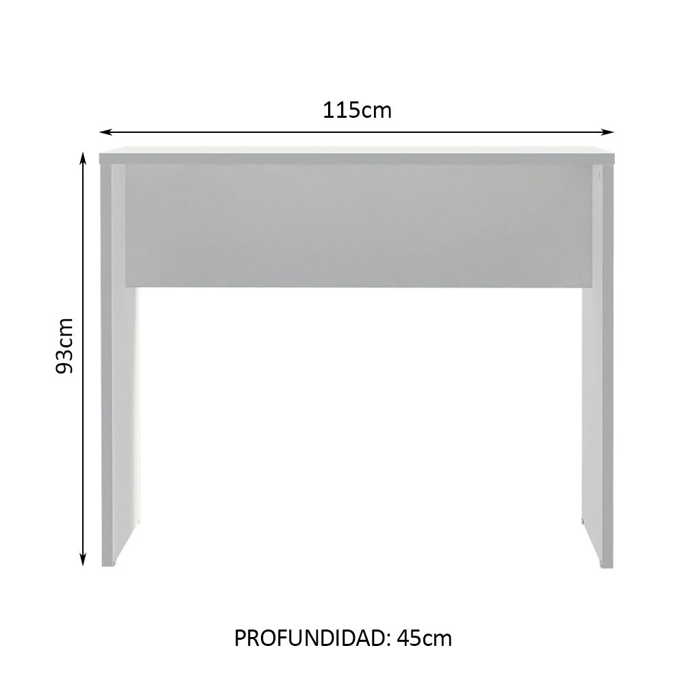 Barra de Cocina 115 cm Lux, Glamy y Agata Blanco