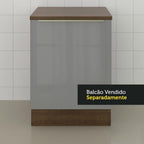 Encimera para Gabinete Bajo 60 x 60 cm Marrón Glamy, Lux y Stella Madesa