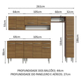 Cocina Integral Emilly 261cm 09