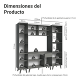 Cocina Integrale 220cm Gris Nice Madesa 05