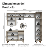 Cocina Integrale 280 cm Crema Nice Madesa 03