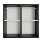 Gabinete Superior 70 cm 2 Puertas Negro Reims Madesa