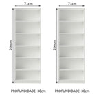 Estante Multiuso 142 cm Blanco Madesa
