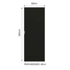 Mueble Lavadero Multiuso 60 cm 1 Puerta Negro Madesa