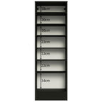 Estante Zapatera 60 cm 1 Puerta Negro Isis Madesa