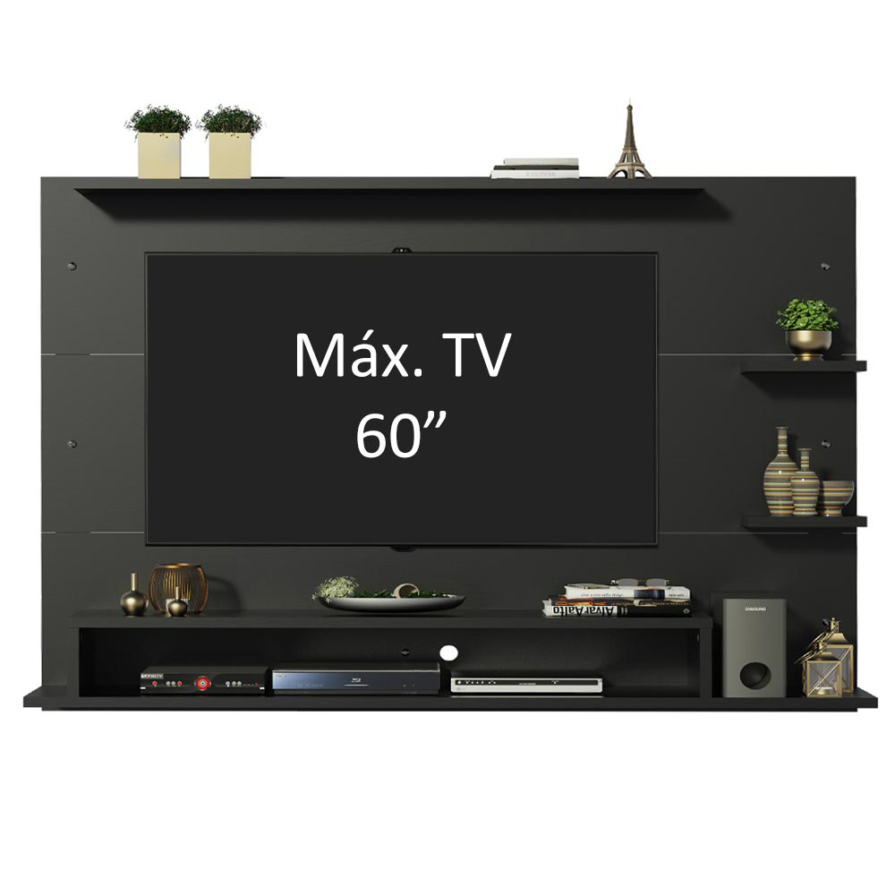 Panel para TV Hasta 60 Pulgadas Alfa Negro