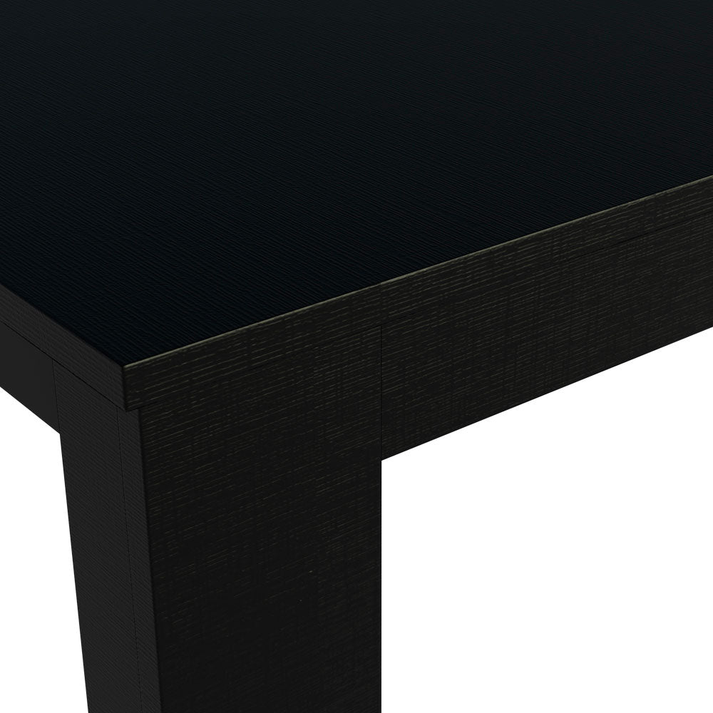 Mesa de Comedor Rectangular Encimera de Madera 5231 Negro