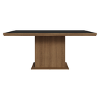 Mesa de Comedor 160 cm Marrón/Negro Madesa