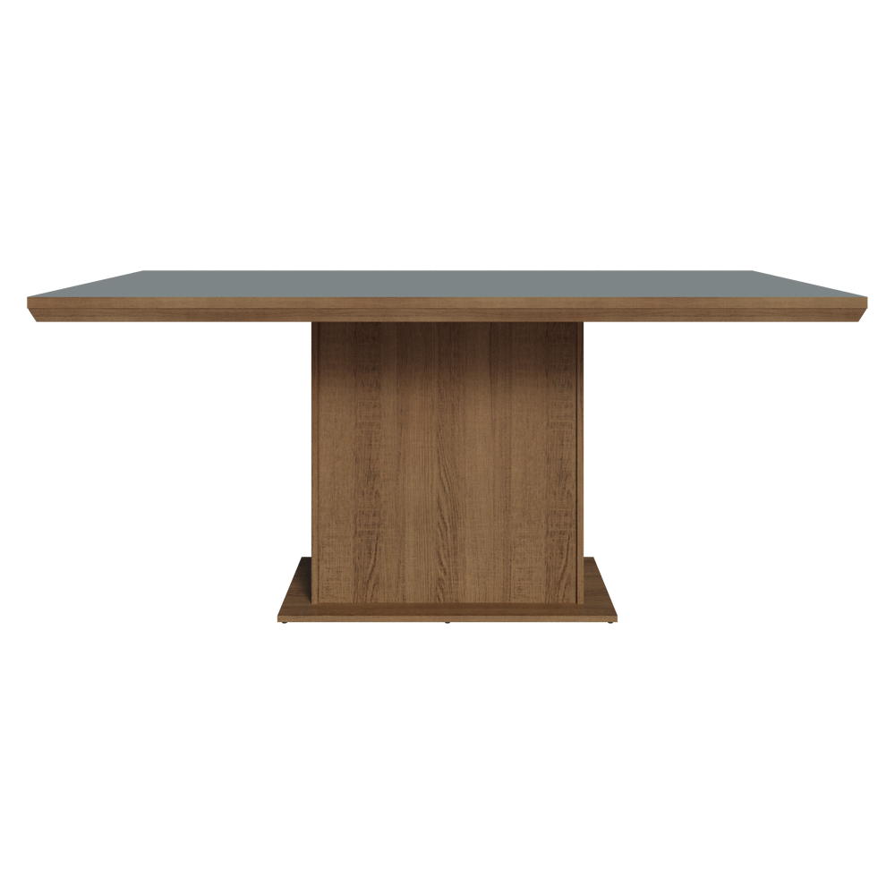 Mesa de Comedor 160 cm Marrón/Gris Madesa