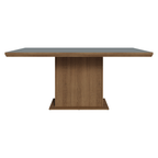 Mesa de Comedor 160 cm Marrón/Gris Madesa