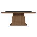 Mesa de Comedor 160 cm Marrón/Negro Madesa