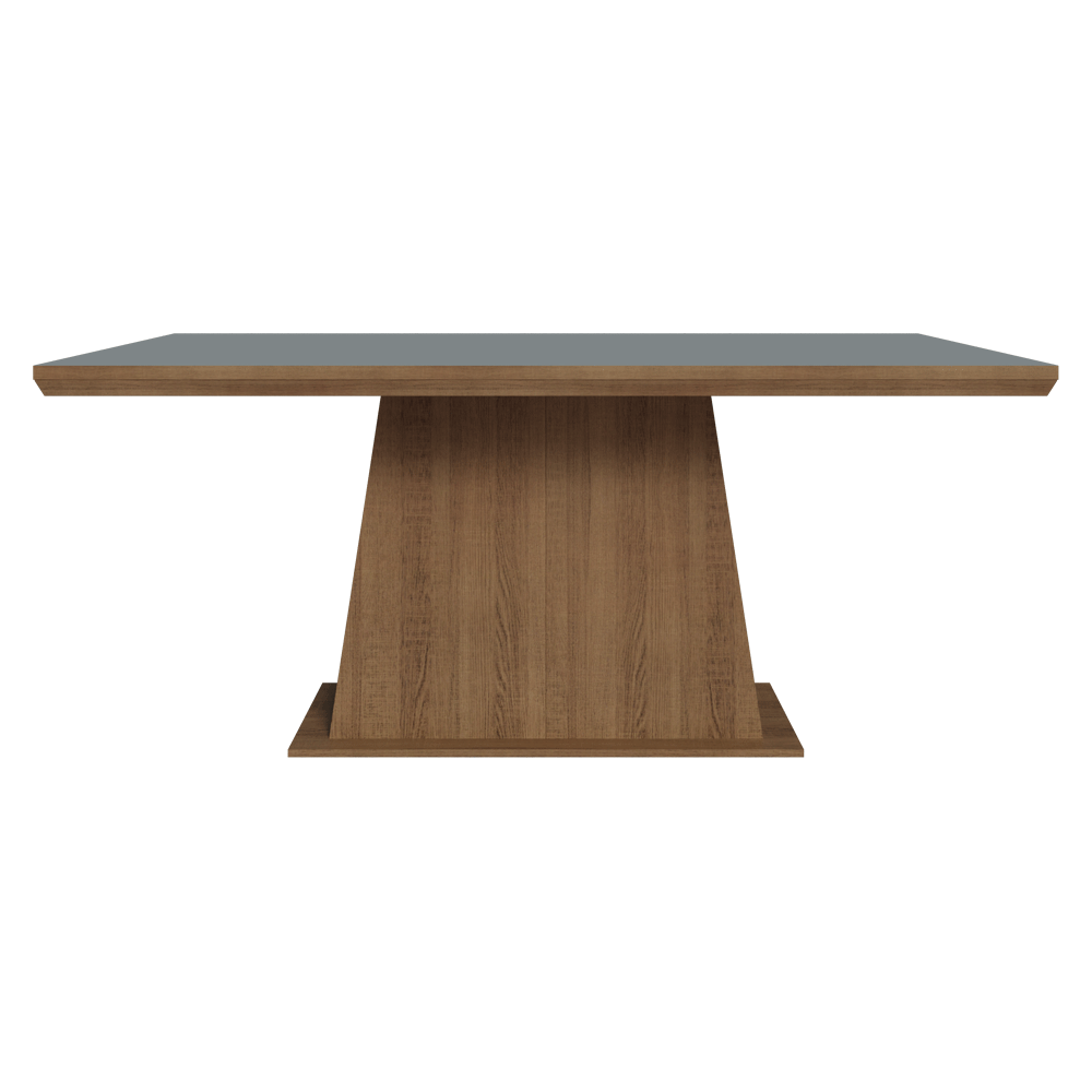 Mesa de Comedor 160 cm Marrón/Gris Madesa