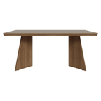 Mesa de Comedor 160 cm Marrón/Crema Madesa