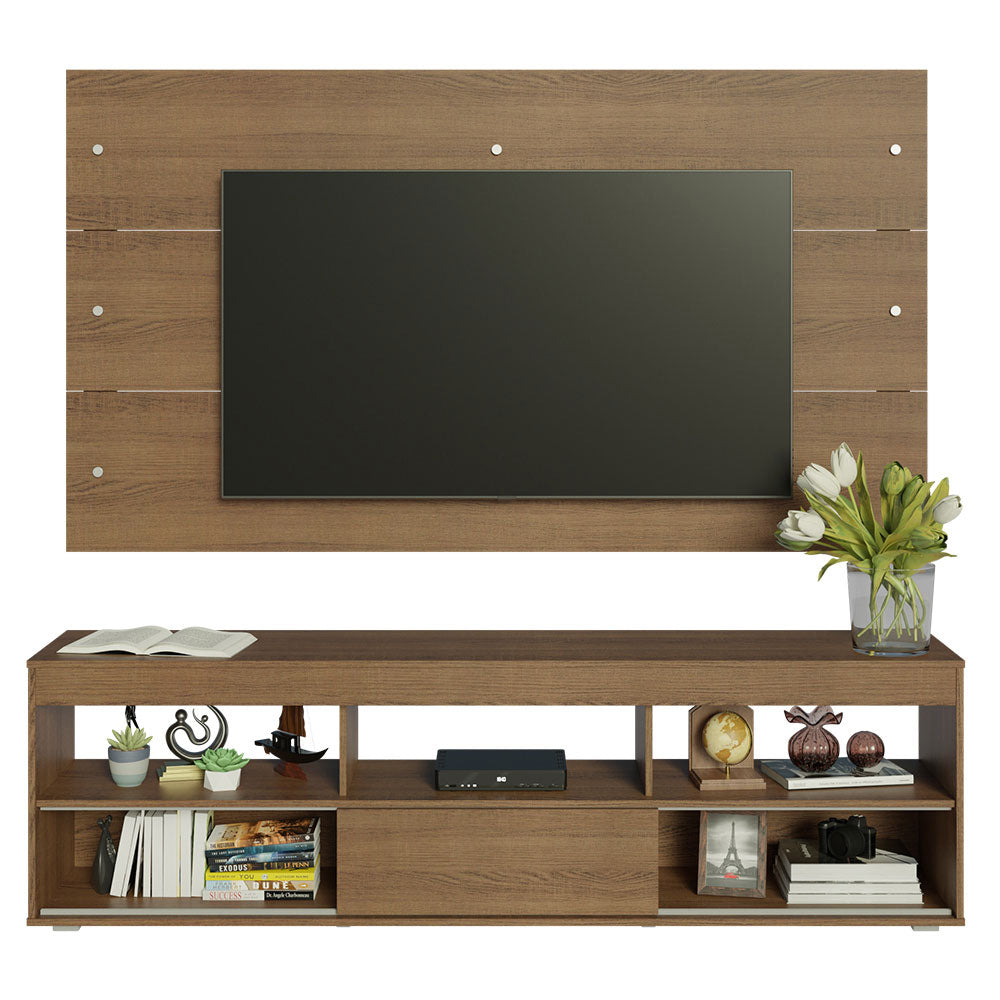 Mueble para TV y Panel Hasta 65" Marrón Orlando