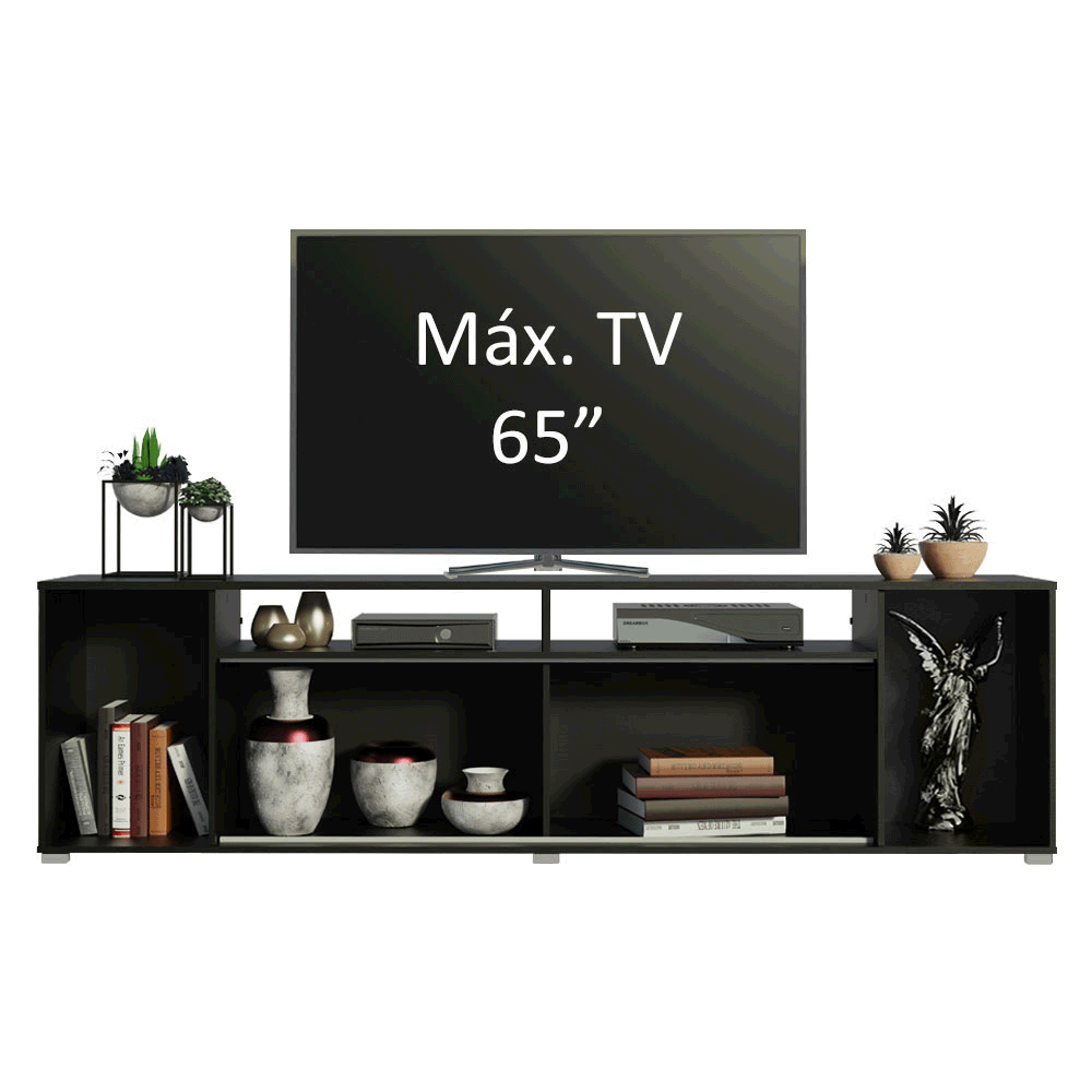 Mueble para TV de hasta 65 Pulgadas Cancún Negro