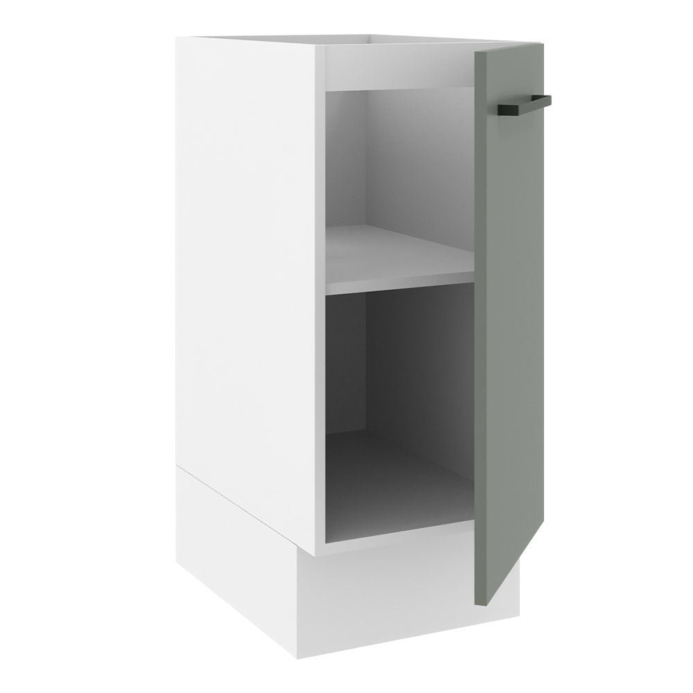 Gabinete Bajo 35 x 60 cm 1 Puerta (Sin Encimera) Agata Blanco/Gris