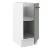 Gabinete Bajo 35 x 60 cm 1 Puerta (Sin Encimera) Agata Blanco/Gris