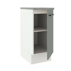 Gabinete Bajo 35 cm 1 Puerta Blanco/Gris Agata Madesa
