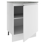 Gabinete Bajo 60 cm 1 Puerta Blanco Glamy Madesa