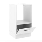 Gabinete Bajo para Horno 60 cm 1 Puerta Sin Encimera Blanco Agata Madesa