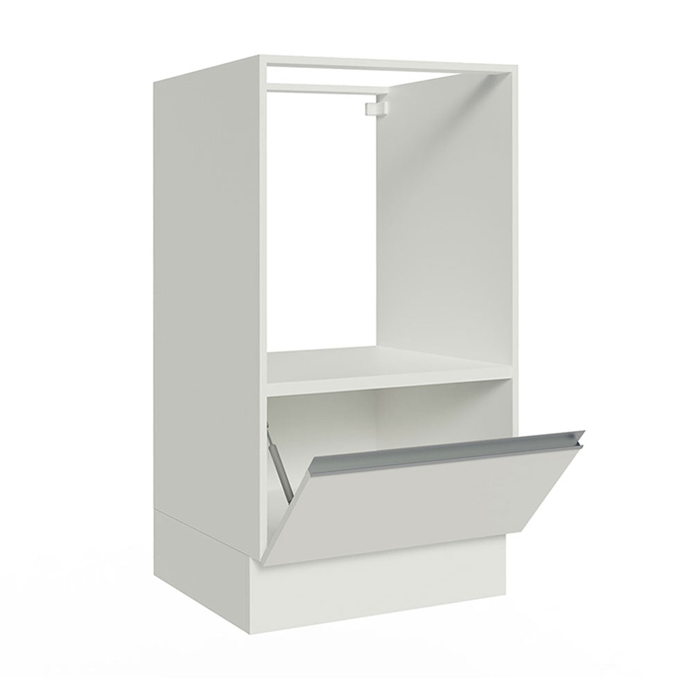 Gabinete Bajo para Horno 60 cm 1 Puerta Sin Encimera Blanco Glamy Madesa