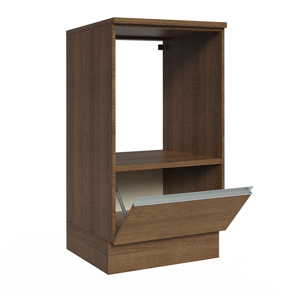 Gabinete Bajo para Horno 60 cm 1 Puerta Marrón Glamy Madesa