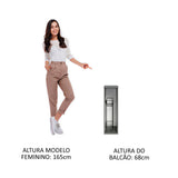 Gabinete Especiero para Cocina 20 cm Sin Patas Nice Gris