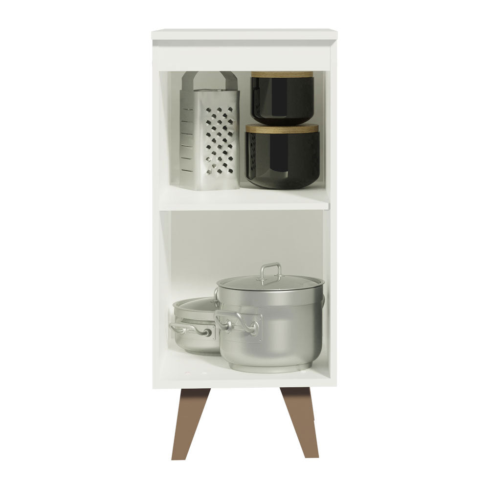 Gabinete Bajo 35 cm 1 Puerta Blanco Reims Madesa
