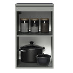 Gabinete Bajo 40 cm 1 Puerta Gris Nice Madesa