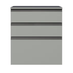 Gabinete Bajo 60 cm 3 Cajones Gris Nice Madesa