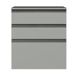 Gabinete Bajo 60 cm 3 Cajones Sin Patas Nice Gris