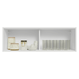 Gabinete Superior 100 cm 1 Puerta Abatible Blanco/Gris Vik Madesa