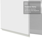 Gabinete Superior 120 cm 2 Puertas Blanco Glamy Madesa