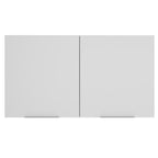 Gabinete Superior 120 cm 2 Puertas Marrón/Blanco Stella Madesa