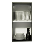 Gabinete Superior 35 cm 1 Puerta Negro Reims Madesa