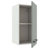 Gabinete Superior 35 cm 1 Puerta Agata Blanco/Gris