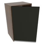 Gabinete Superior 40 cm 1 Puerta Marrón/Negro Glamy Madesa