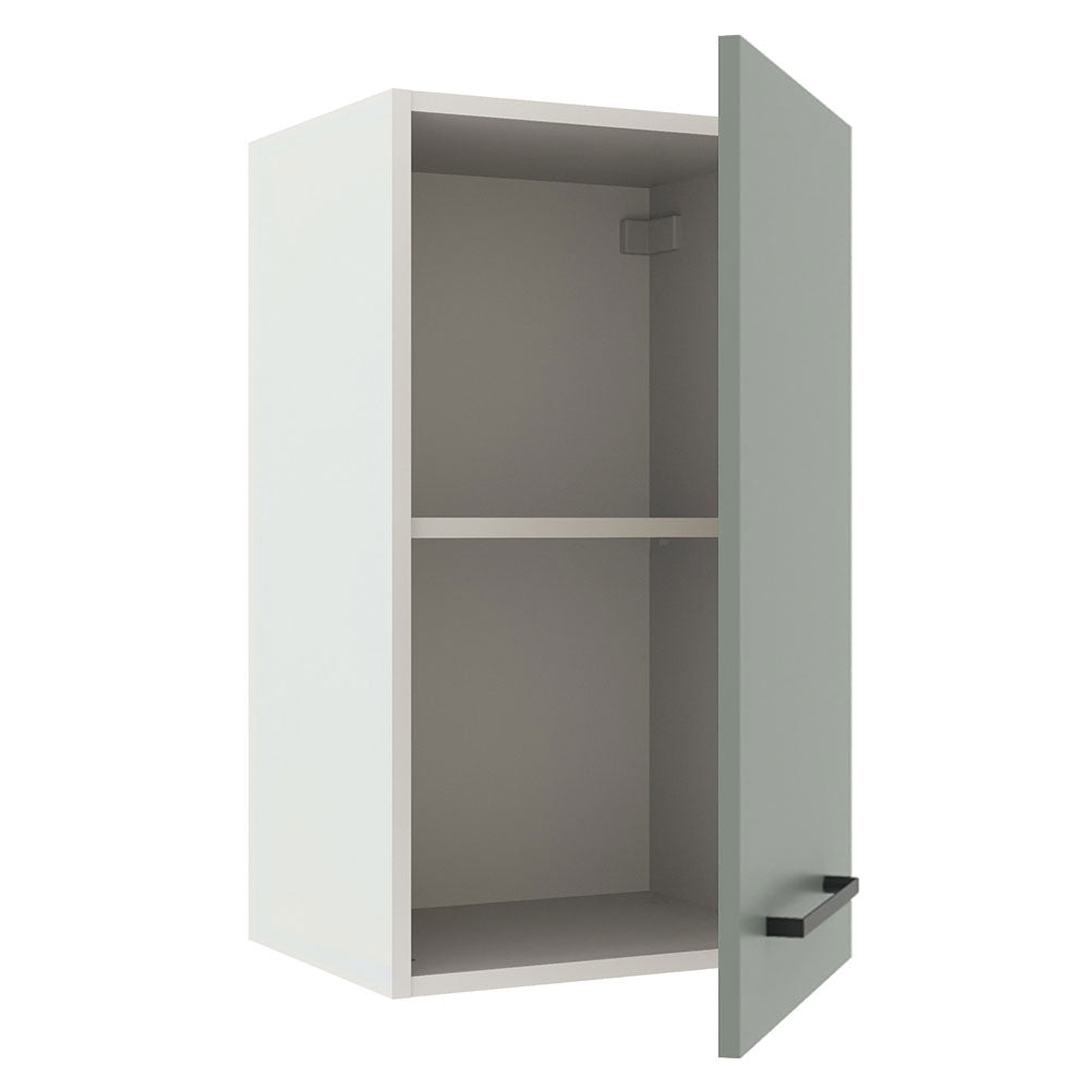 Gabinete Superior 40 cm 1 Puerta Blanco/Gris Agata Madesa