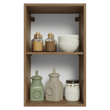 Gabinete Superior 40 cm 1 Puerta Marrón/Gris Vik Madesa