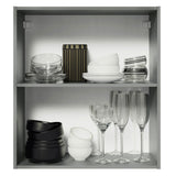 Gabinete Superior 60 cm 1 Puertas Nice Gris