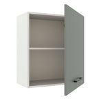 Gabinete Superior 60 cm 1 Puerta Blanco/Gris Agata Madesa